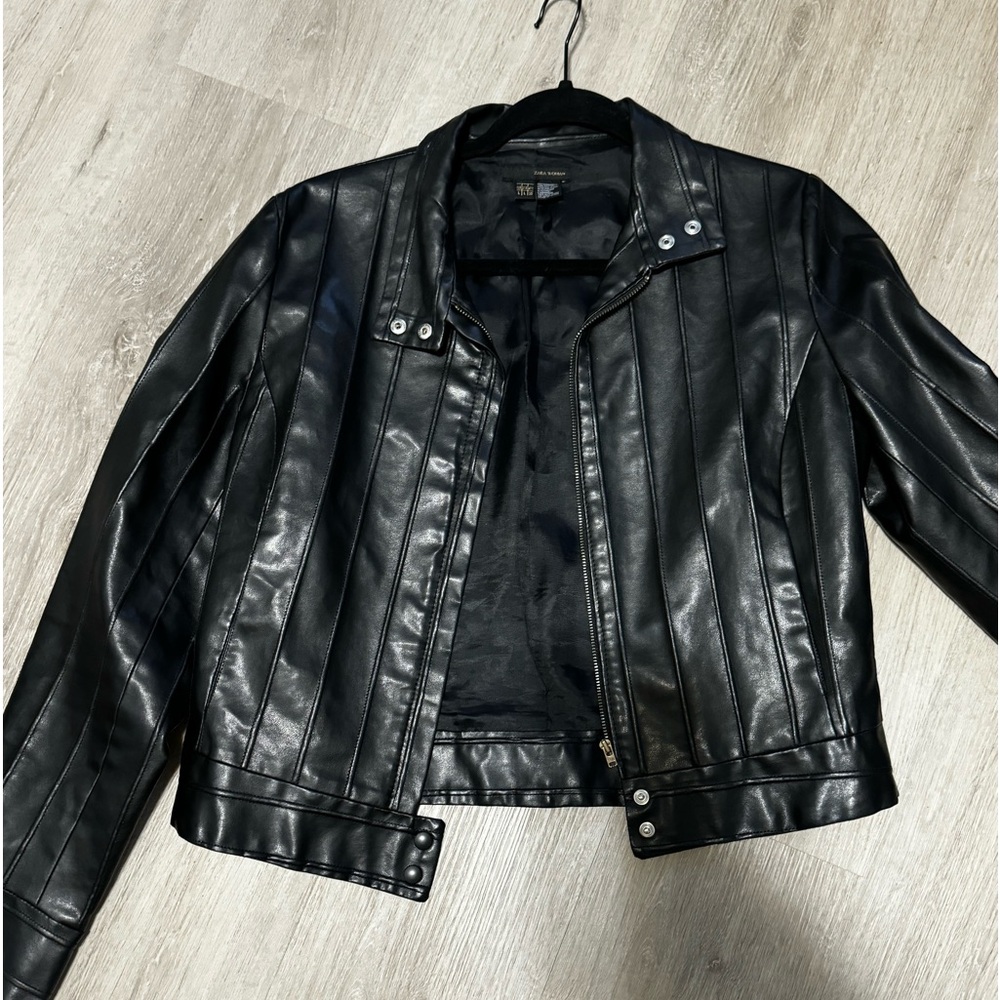 Women’s Pleather Jacket L